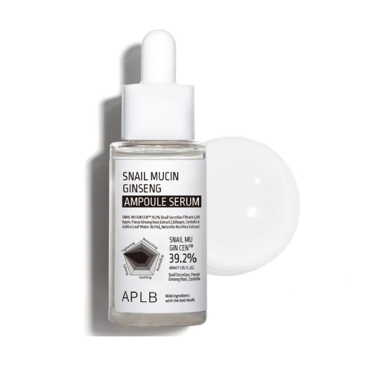 APLB SNAIL MUCIN GINSENG AMPOULE SERUM 40ML