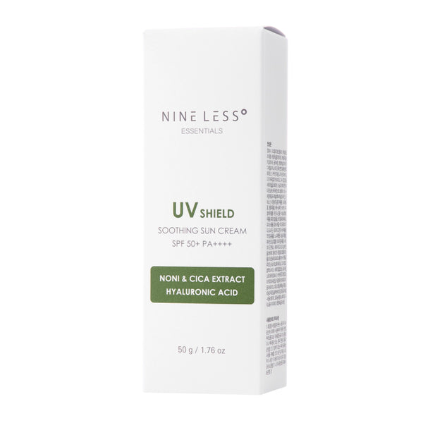NINELESS ESSENTIALS UV SHIELD SOOTHING SUN CREAM SPF 50+ PA++++