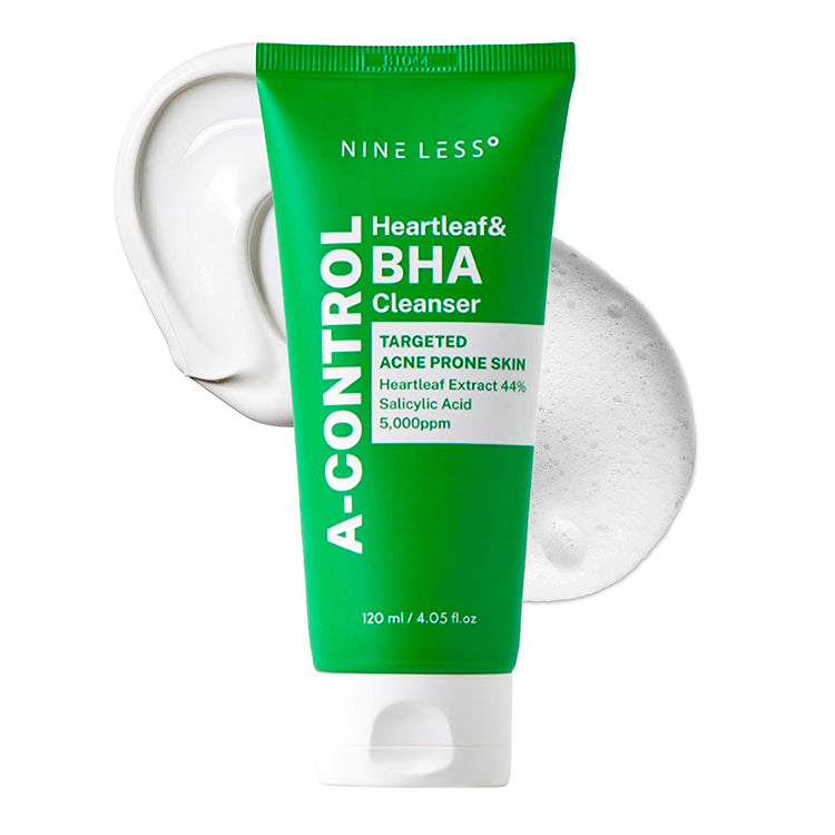 NINELESS A-CONTROL HEARTLEAF & BHA CLEANSER 120ML
