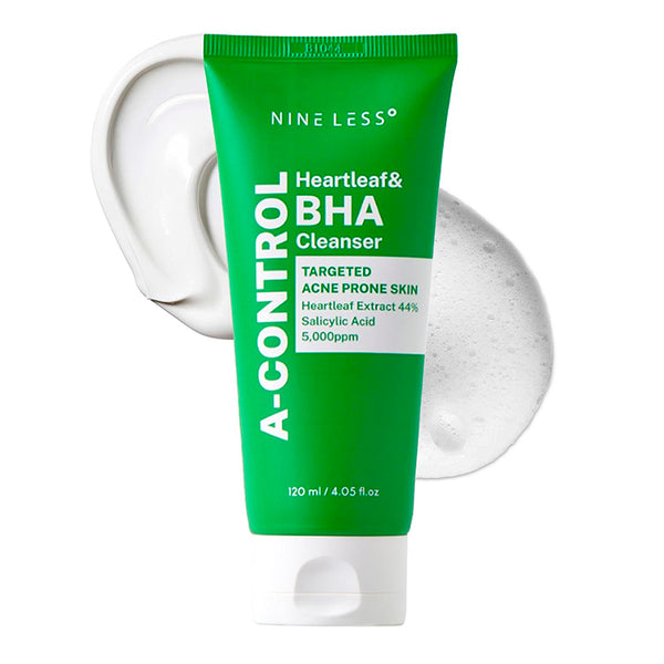 NINELESS A-CONTROL HEARTLEAF & BHA CLEANSER 120ML