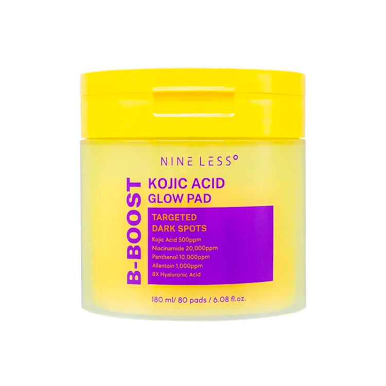 NINELESS B-BOOST KOJIC ACID GLOW 80 PADS