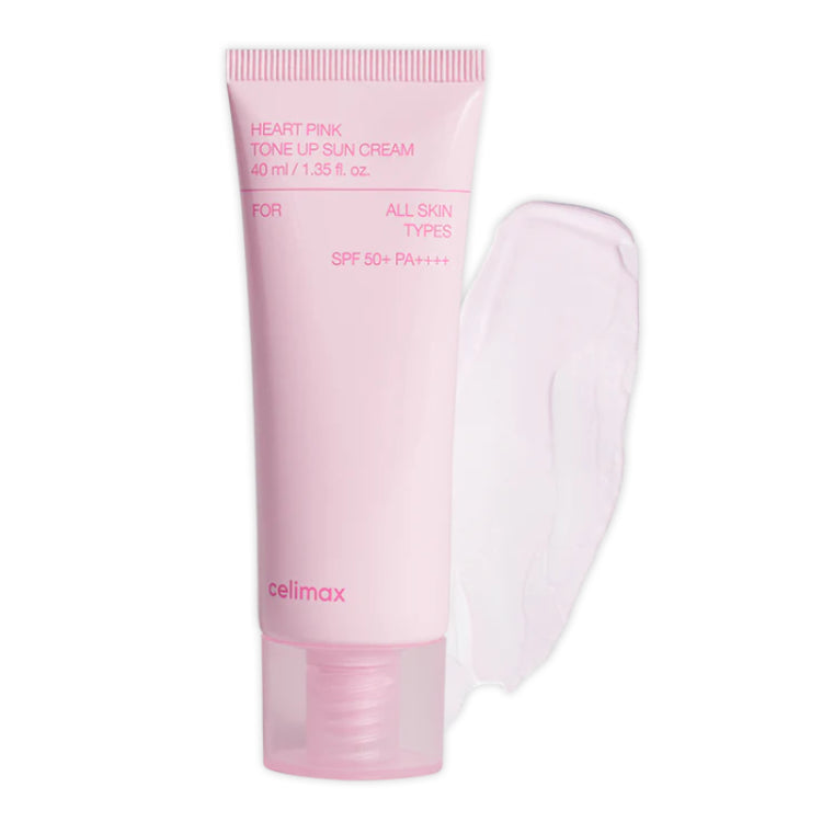 CELIMAX HEART PINK TONE UP SUN CREAM 40ML