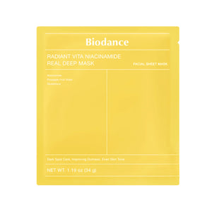 BIODANCE RADIANT VITA NIACINAMIDE REAL DEEP MASK 34G