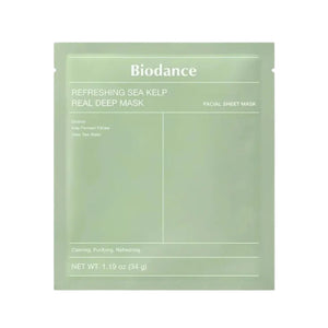 BIODANCE REFRESHING SEA KELP REAL DEEP MASK 34G