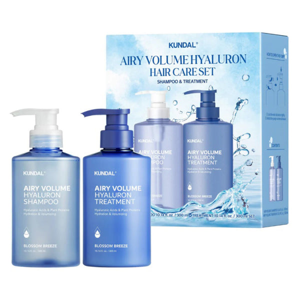 KUNDAL AIRY VOLUME HYALURON HAIR CARE SET