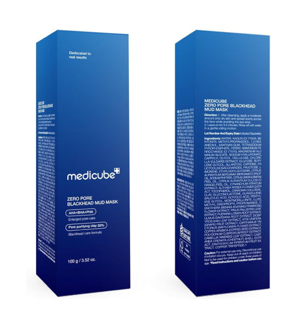 MEDICUBE ZERO PORE BLACKHEAD MUD MASK 100G