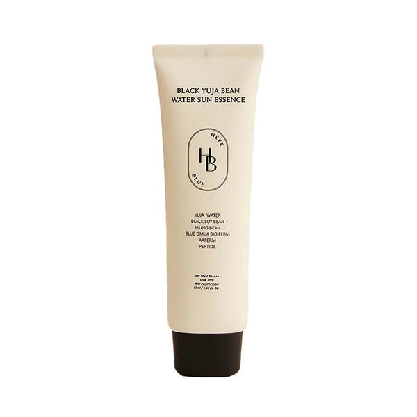 HEVE BLUE BLACK YUJA BEAN WATER SUN ESSENCE SPF50+/PA++++ 50ML