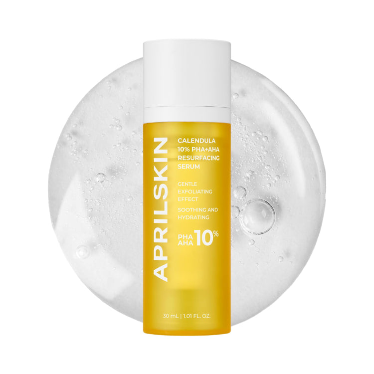APRILSKIN CALENDULA PHAAHA RESURFACING SERUM 10% PHA + AHA 30ML